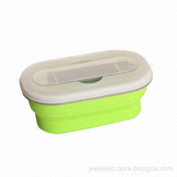 Silicone Lunch Box, Microwave and Dishwasher Safe
